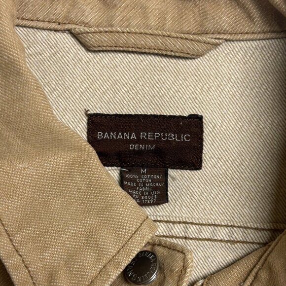 Banana Republic Denim Khaki Jacket - Picture 3 of 7